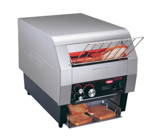Hatco TQ-400H Toast-Qwik Conveyor Toaster Countertop Design 6 Slice Capacity 3 Inch Opening Height