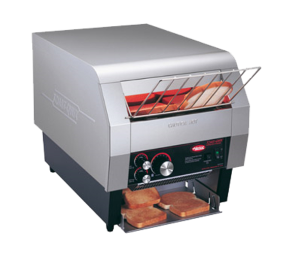 Hatco TQ400H208 Toast-Qwik Conveyor Toaster Horizontal Countertop Design 6 Slice Capacity 3 Inch Opening Height