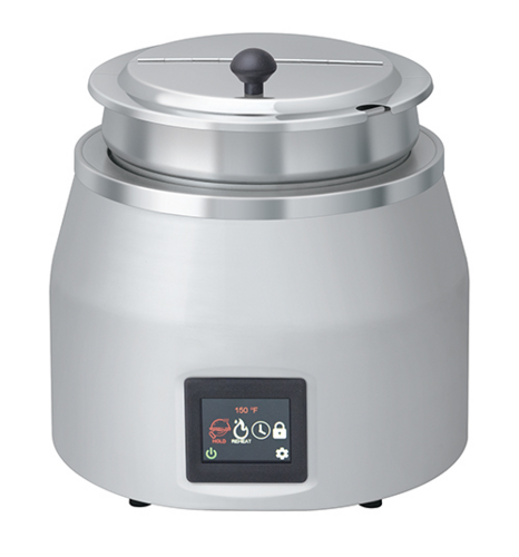 Hatco SWC-11QT Dry Soup Warmer Countertop 11 qt Pre-programmed with 4 Customizable Presets 675 Watts 120V