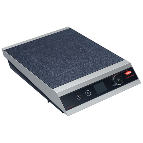 Hatco IRNGPC118BB515 Rapide Cuisine Induction Range Countertop Single Burner Digital Controls Timer Black Top