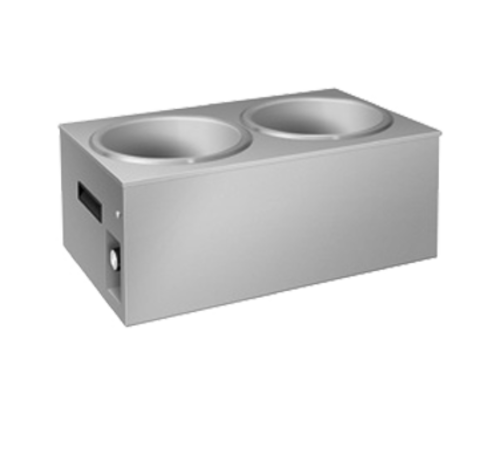 Hatco SW2-11QT Soup Warmer Countertop 11 qt Insulated Wells Stainless Steel Construction 750 Watts 120V