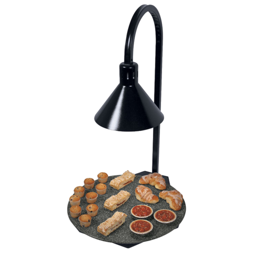 Hatco GRSSR18-DL77516 Glo-Ray Round Heated Simulated Stone Shelf Portable 18 Inch Diameter 575 Watts Made in USA