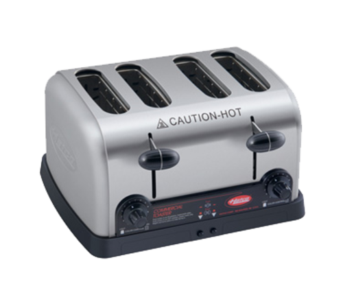 Hatco TPT-240 Pop-Up Toaster with 4 Self Centering Slots Individual Toasting Controls and Removable Crumb Tray