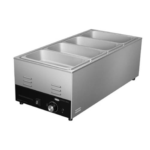 Hatco CHW-43 Food Warmer Electric Countertop 4 Pan Capacity Wet Dry Operation Stainless Steel 1800 Watts