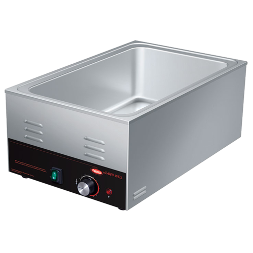 Hatco HW-43 Food Warmer Electric Countertop 4 Pan Capacity Wet Dry Operation Thermostatic Controls Stainless Steel