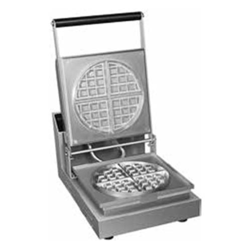 Hatco RWM-1 Waffle Maker Electric Single Round 7 Inch Cast Aluminum Plates Removable Drip Tray LED Display