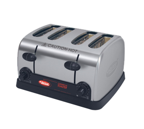 Hatco TPT-120 Pop-Up Toaster with 4 Self Centering Slots Manual Controls and Removable Crumb Tray