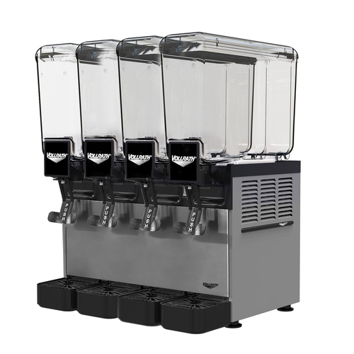 Vollrath VBBC4-37-A Pre-Mix Refrigerated Beverage Dispenser 4 Bowls