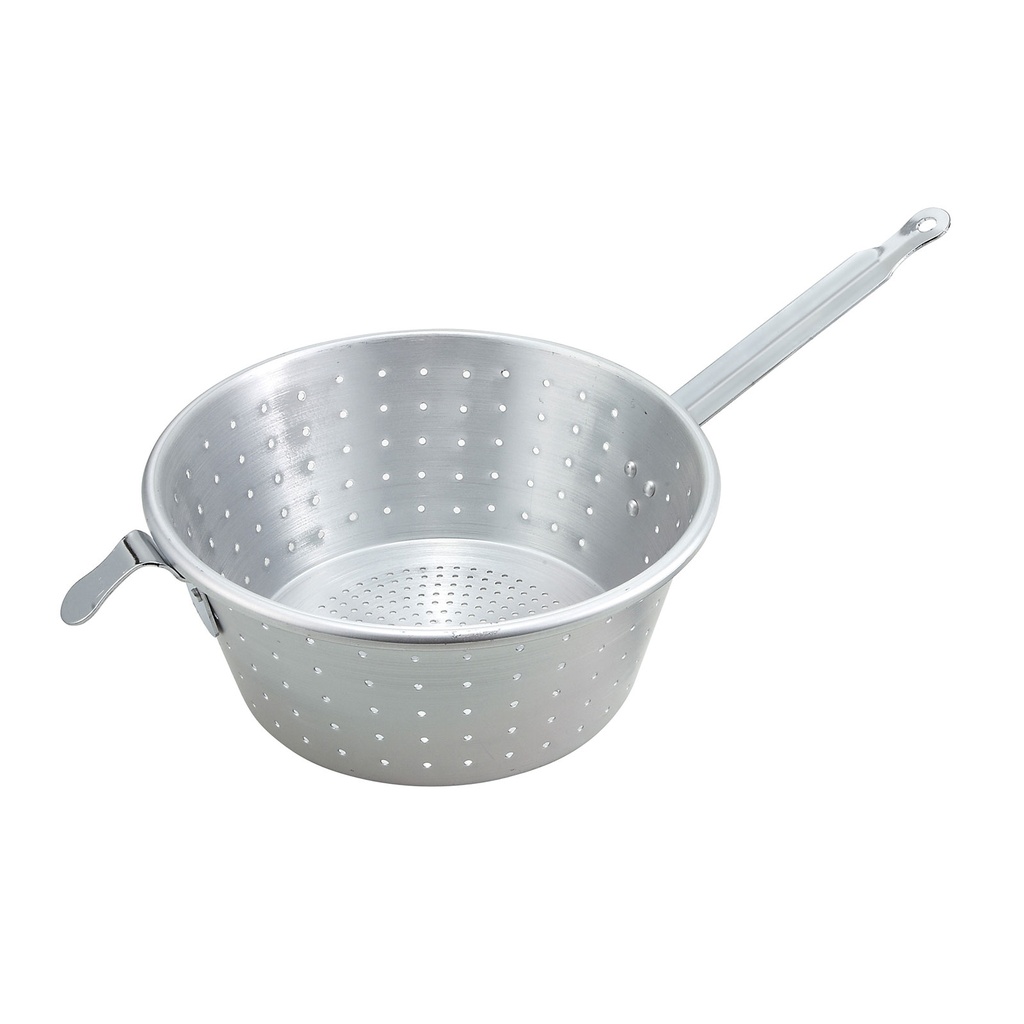 Winco ASS-10 Restaurant Pasta Strainer with Handle