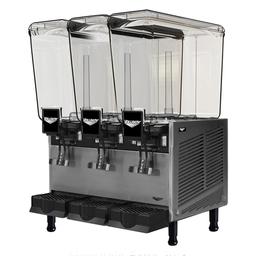 Vollrath VBBE3-37-F Pre-Mix Refrigerated Beverage Dispenser 3 Bowls