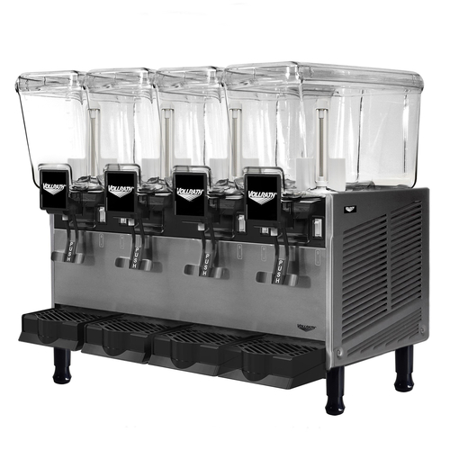 Vollrath VBBD4-37-S Pre-Mix Refrigerated Beverage Dispenser 4 Bowls