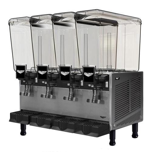 Vollrath VBBE4-37-F Pre-Mix Refrigerated Beverage Dispenser 4 Bowls