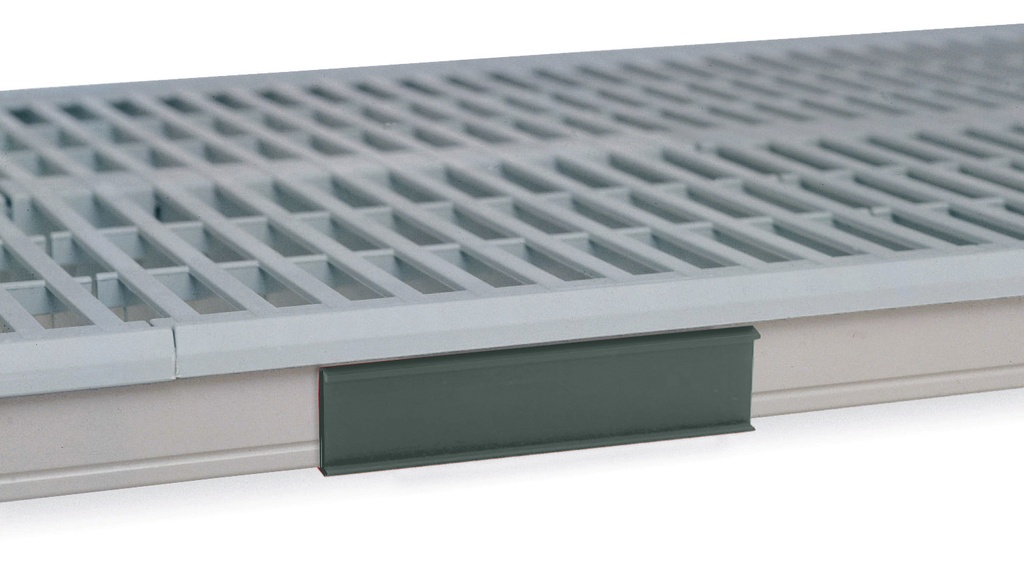 Metro CSM6-GRX Color Shelf Marker for MetroMax i Industrial Plastic Shelving, Gray