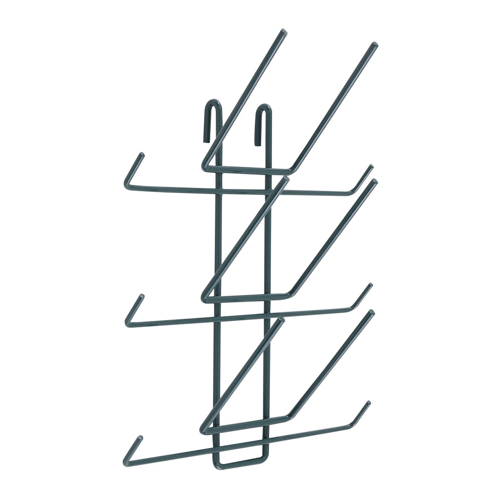 Metro BH6K3 SmartWall 6-Prong Bottle Holder, Metroseal Green Epoxy