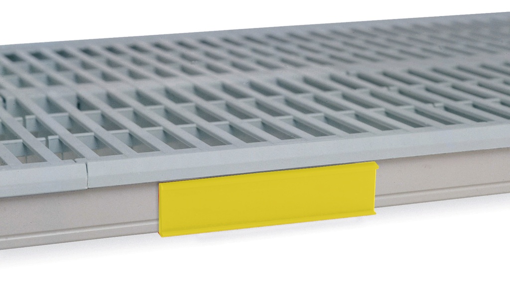 Metro CSM6-YX Color Shelf Marker for MetroMax i Industrial Plastic Shelving, Yellow