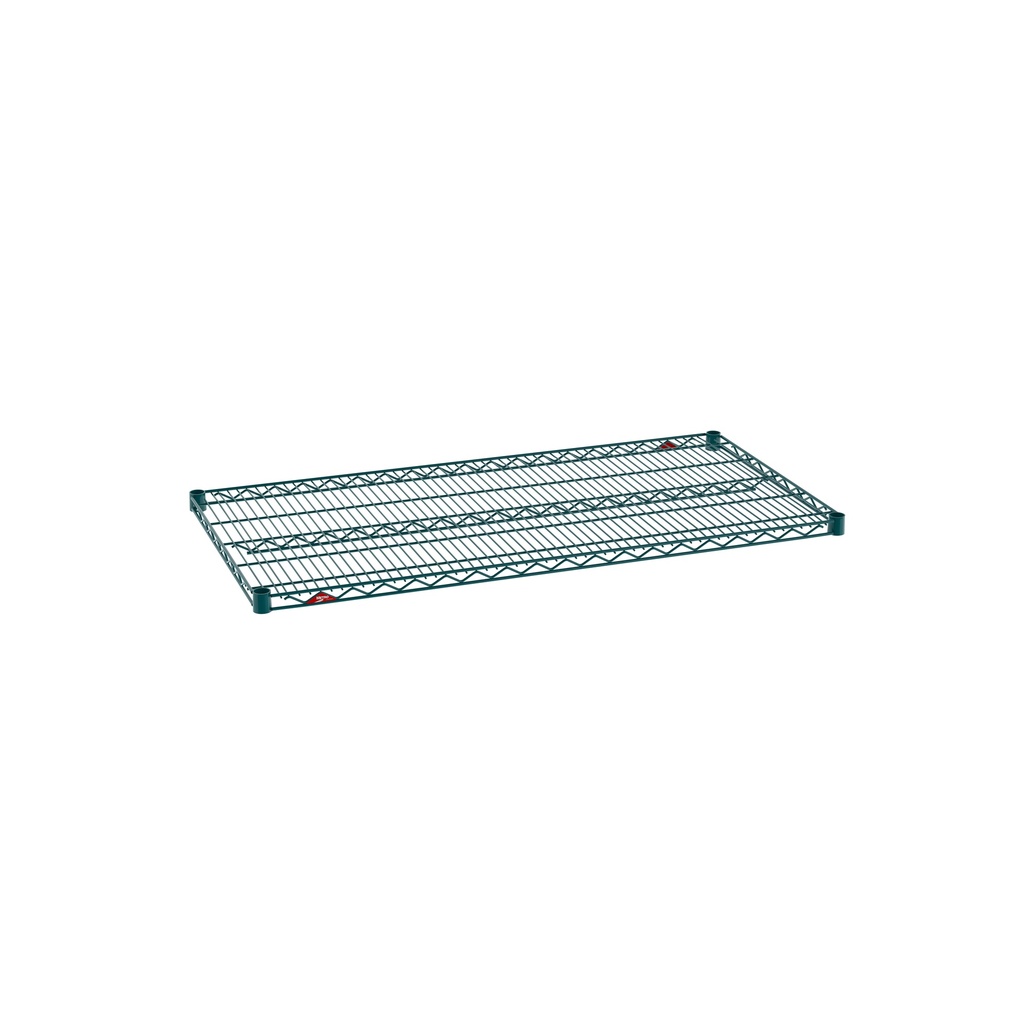 Metro Super Erecta 2448NK3 Industrial Wire Shelf, Metroseal Green Epoxy, 24" x 48"