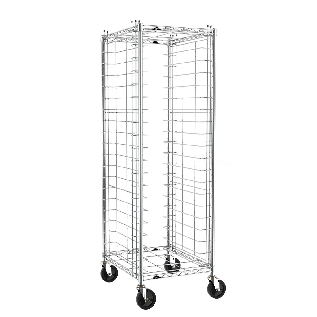 Metro RE3 End-Load Wire Bun Pan Rack, 3" Slide Spacing