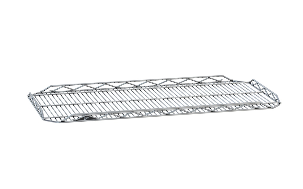 Metro HDM2448QC qwikSLOT Drop Mat Wire Display Shelf, Chrome, 24" x 48"