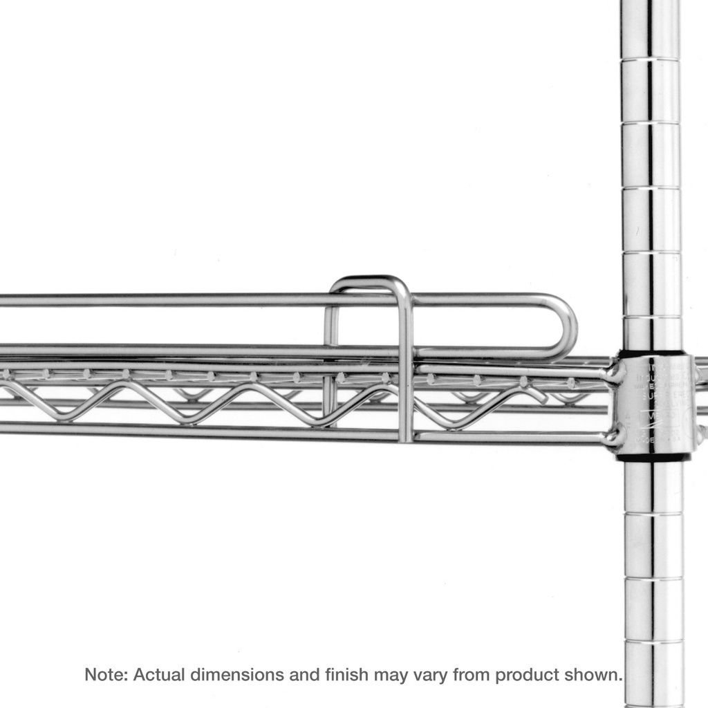 Metro L18N-1S Super Erecta 1" High Ledge for Wire Shelving, Stainless, 18"
