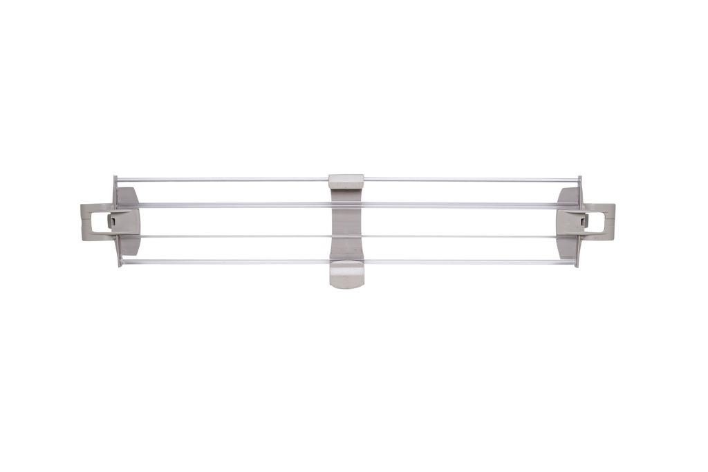 Metro MXLS24-4P Solid Clear Stackable Shelf Ledge (Side) for MetroMax i Industrial Plastic Shelving, 24" L x 4" H