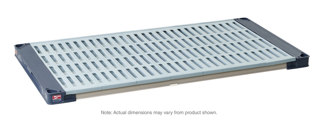 MetroMax 4 MAX4-2442G Plastic Industrial Shelf with Grid Mat, 24" x 42"