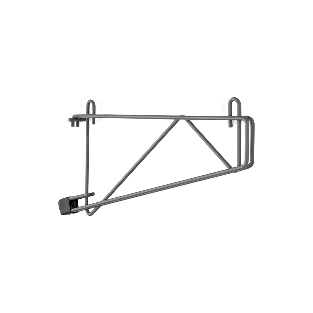 Metro SWS14K4 SmartWall Single Shelf Support for 14" Deep Shelves, Metroseal Gray Epoxy