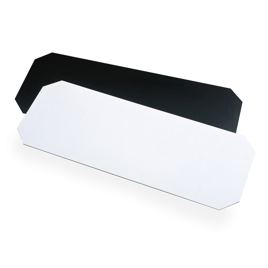 Metro 1448BWI Super Erecta Decorator Shelf Inlay, Black/White, 14" x 48"