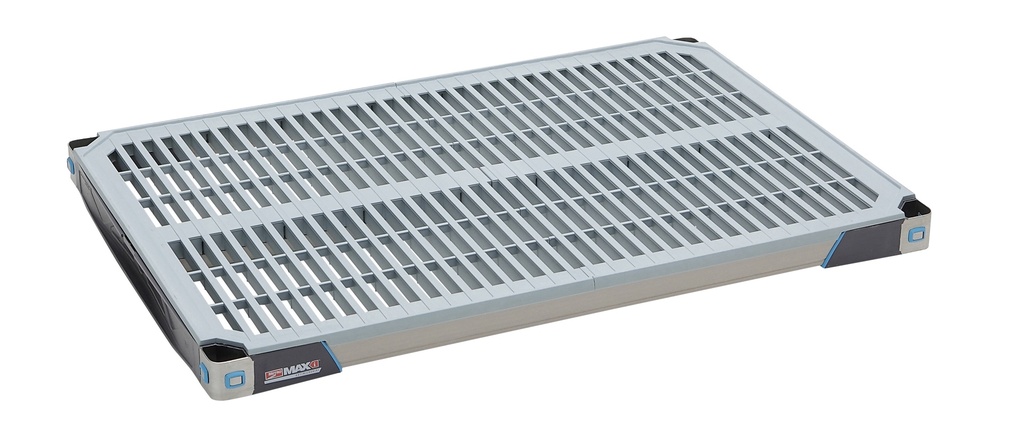 MetroMax i MX2436G Plastic Industrial Shelf with Grid Mat, 24" x 36"