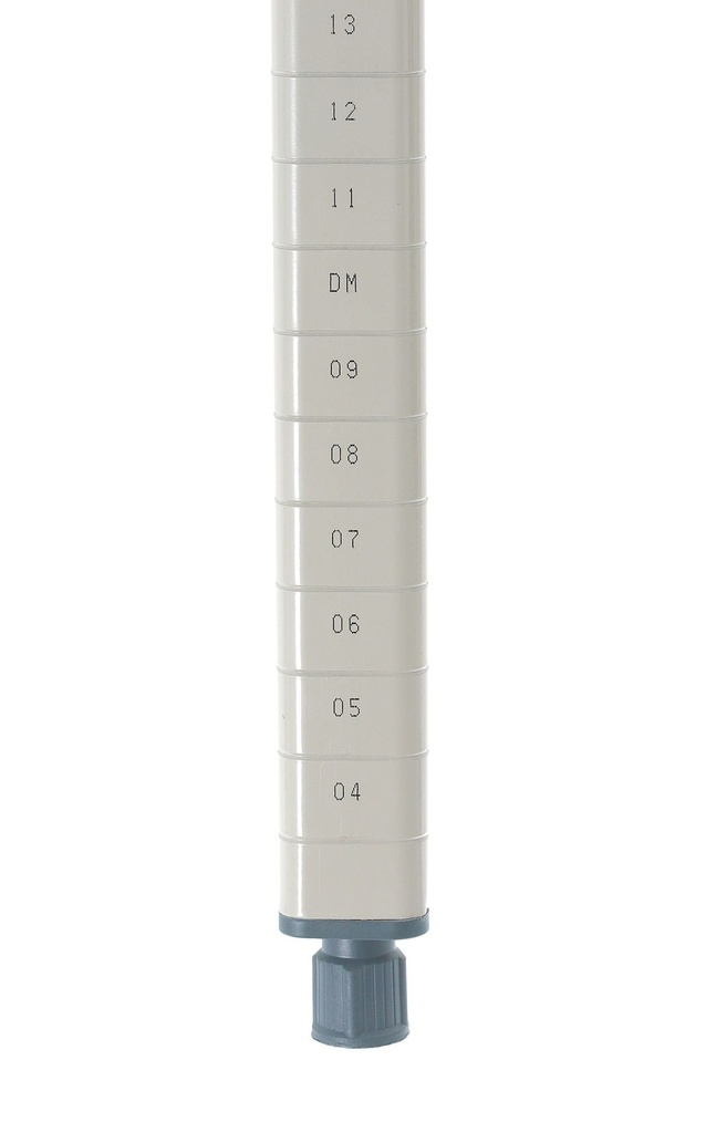 MetroMax MQ13PE Industrial Shelving Post, Epoxy Coated Steel, 13" H
