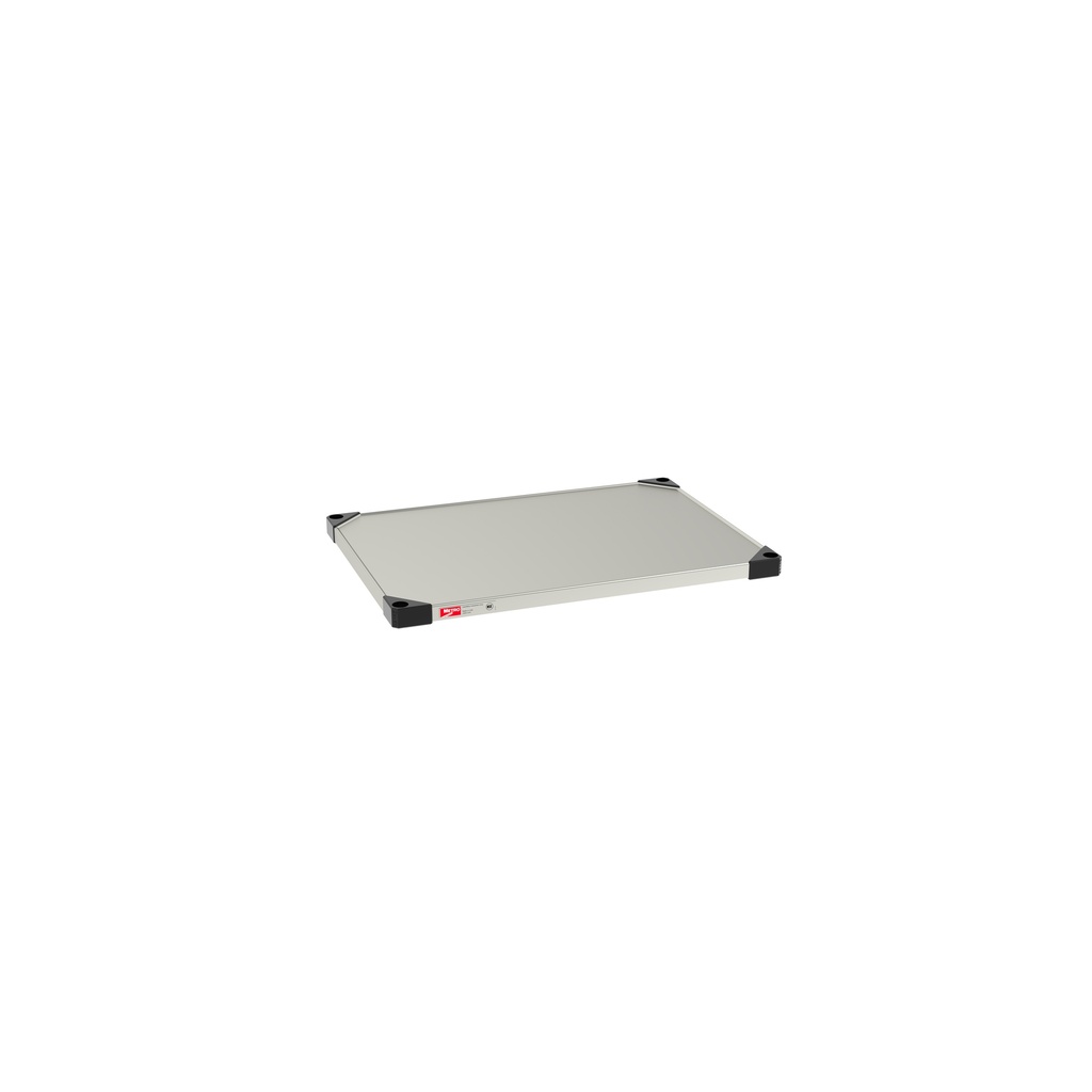 Metro 2130FS Super Erecta Solid Shelf, Standard Stainless Steel, 21" x 30"