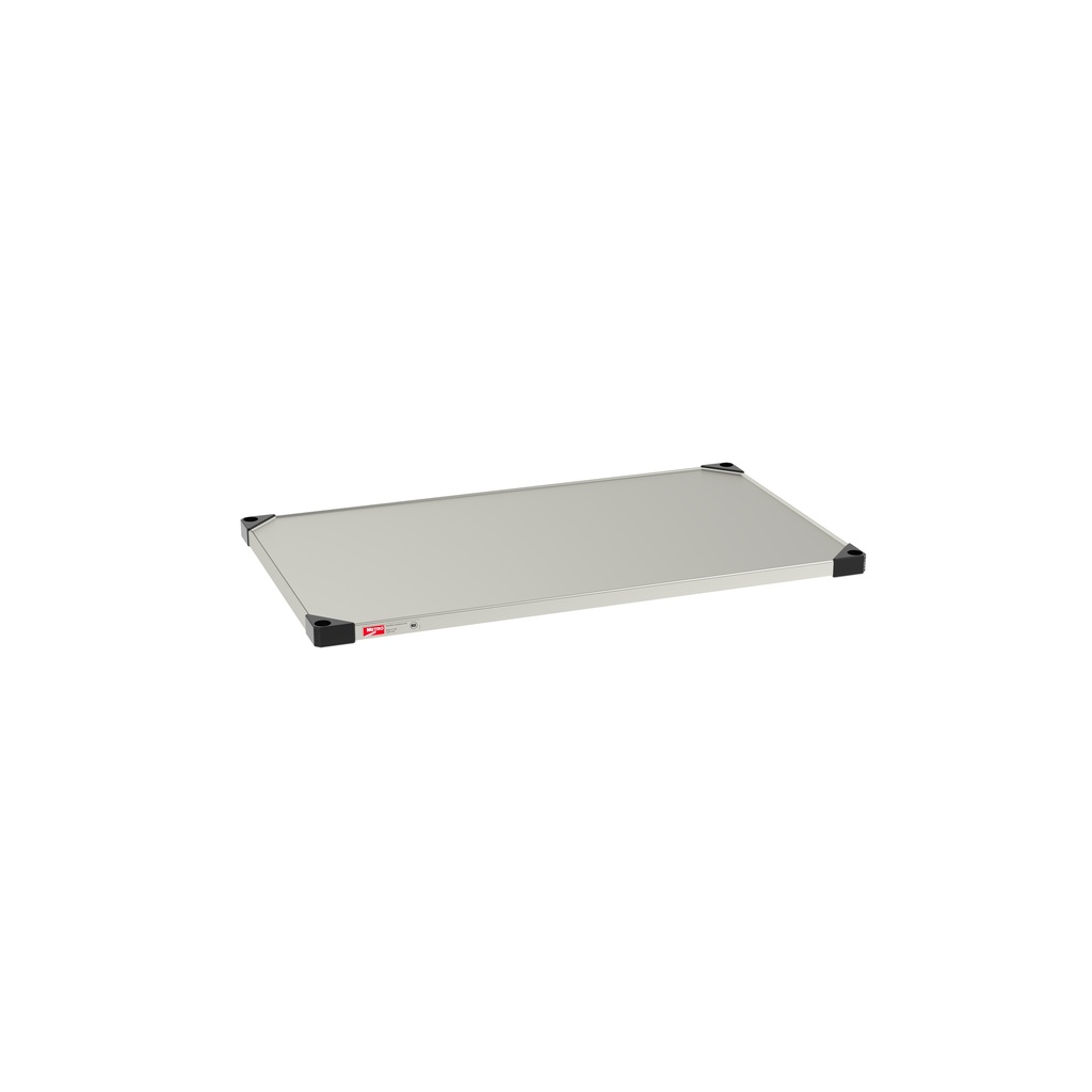 Metro 2442FS Super Erecta Solid Shelf, Standard Stainless Steel, 24" x 42"