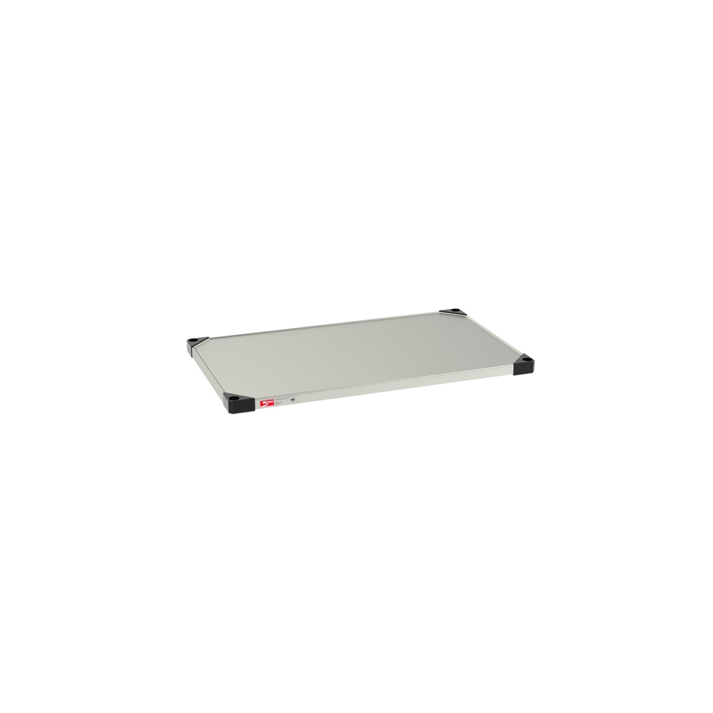 Metro 2136FS Super Erecta Solid Shelf, Standard Stainless Steel, 21" x 36"