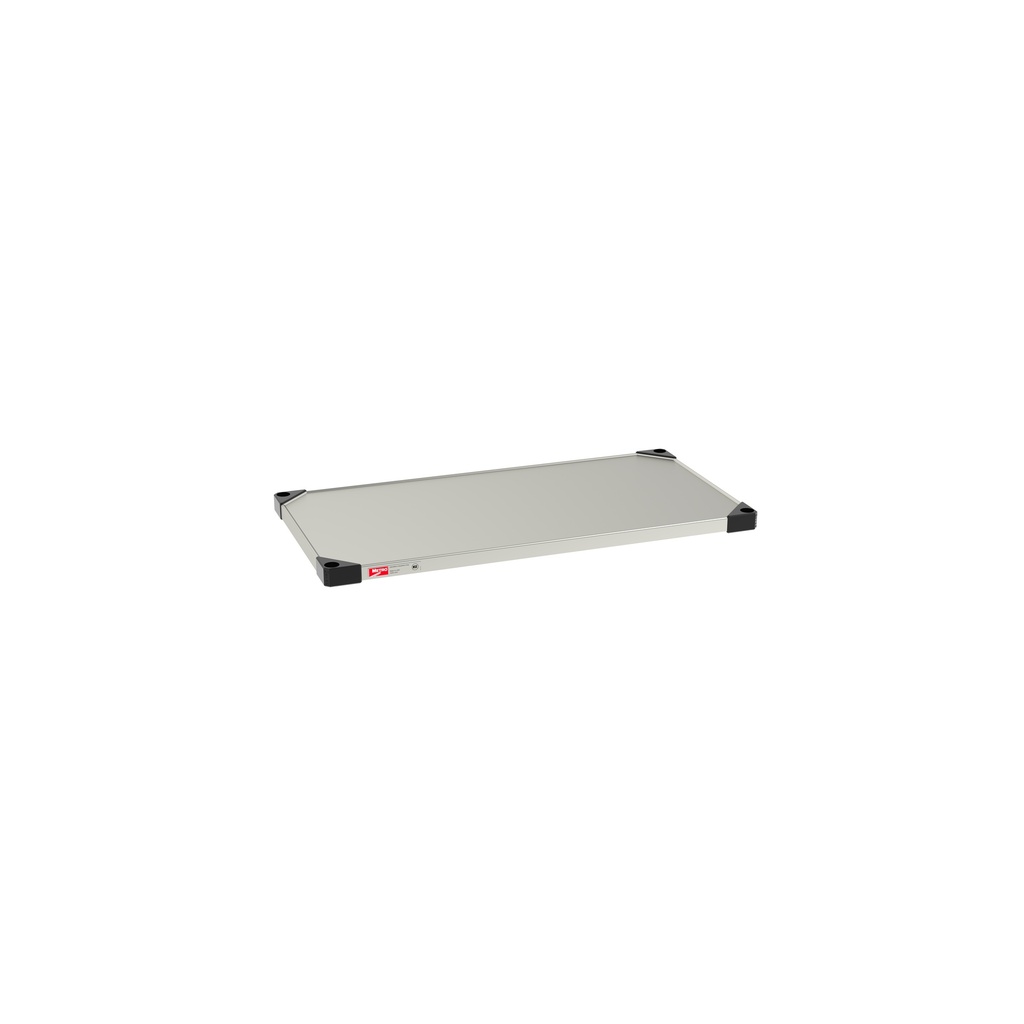 Metro 1836FS Super Erecta Solid Shelf, Standard Stainless Steel, 18" x 36"