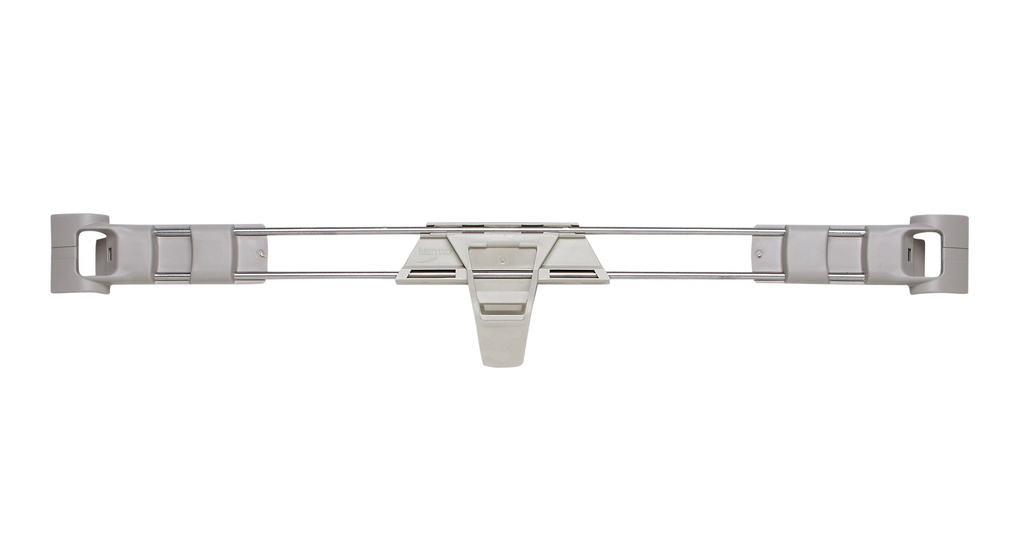 Metro MXL24-2S Stackable Shelf Ledge (Back) for MetroMax i Industrial Plastic Shelving, 24" L x 2" H