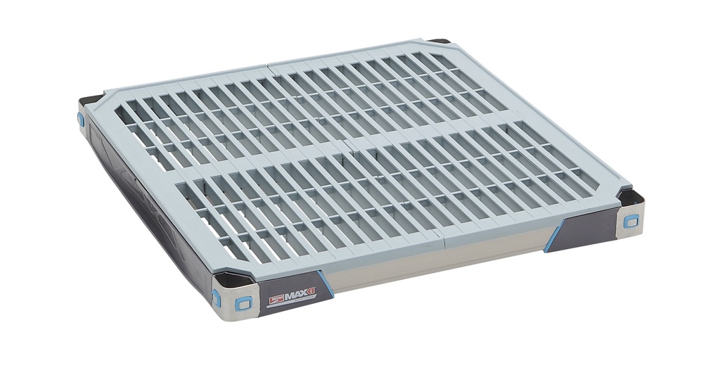 MetroMax i MX2424G Plastic Industrial Shelf with Grid Mat, 24" x 24"