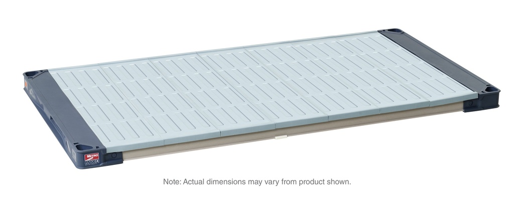 MetroMax 4 MAX4-2454F Plastic Industrial Shelf with Solid Mat, 24" x 54"