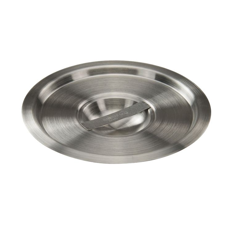 Winco BAMC-3.5 Bain Marie Cover for 3-1/2 qt Round with Handle Stainless Steel Mirror Finish