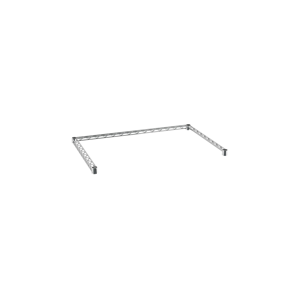 Metro SF53N3C Super Erecta Three-Sided Double Snake Frame, Chrome, 24" x 36"