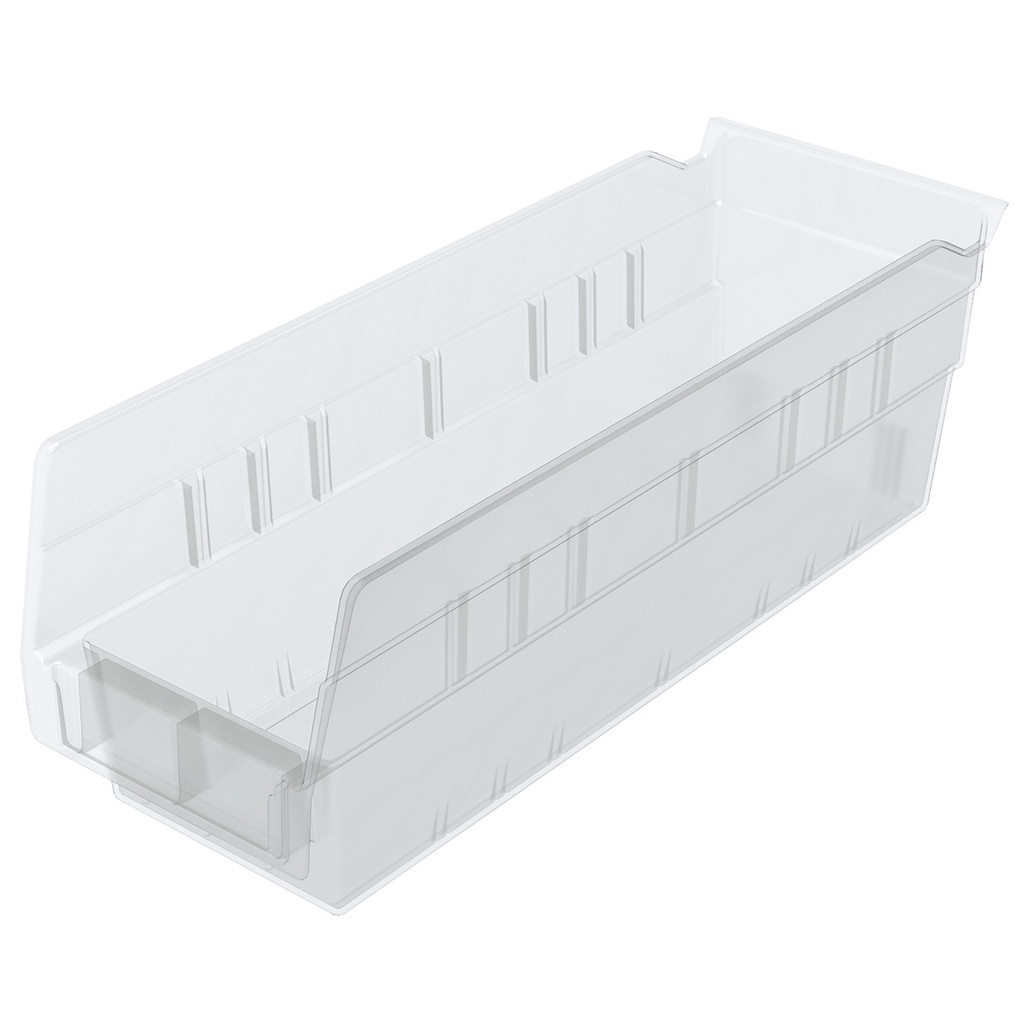 Metro MB30120CLN Nesting Shelf Bin, Clear, 11.6" x 4.12" x 4"