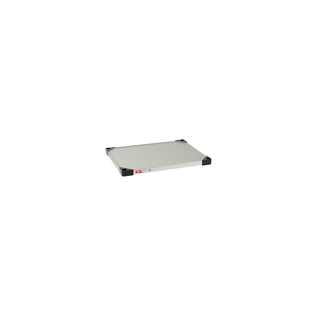 Metro 1824FS Super Erecta Solid Shelf, Standard Stainless Steel, 18" x 24"