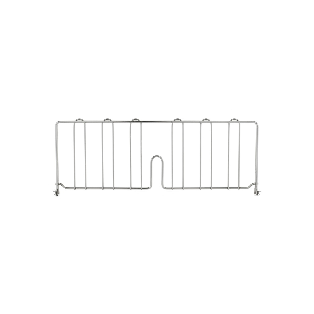Metro DD24C Super Erecta 8" High Shelf Divider for Wire Shelves, Chrome, 24"
