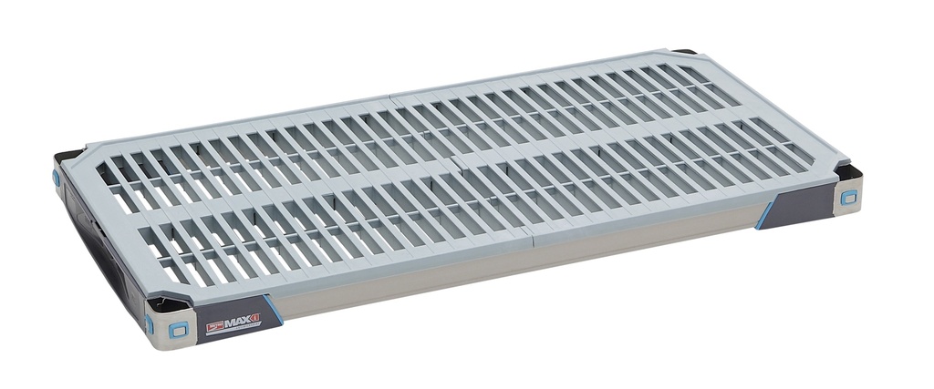 MetroMax i MX1836G Plastic Industrial Shelf with Grid Mat, 18" x 36"