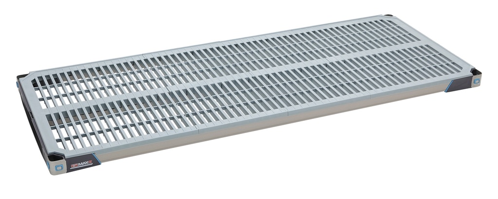 MetroMax i MX2460G Plastic Industrial Shelf with Grid Mat, 24" x 60"