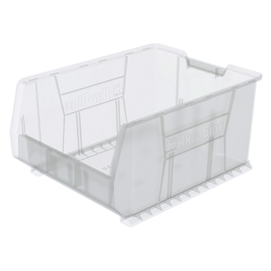 Metro MB30289CLS Large Stacking Supply Bin, Clear, 23.8" x 18.25" x 12"