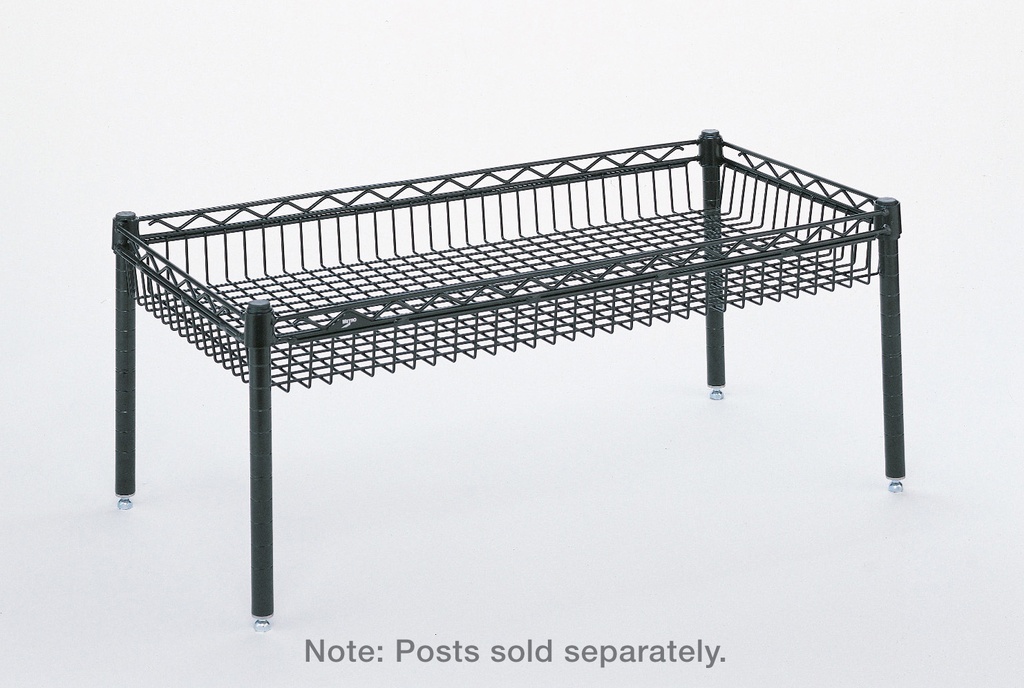 Metro CC9744A Super Erecta Industrial Wire Basket Shelf, Chrome, 18" x 36"