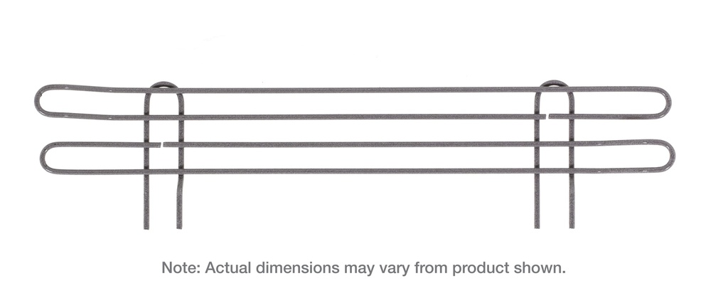 Metro L48N-4K4 Super Erecta 4" High Stackable Ledge for Wire Shelving, Metroseal Gray Epoxy, 48"