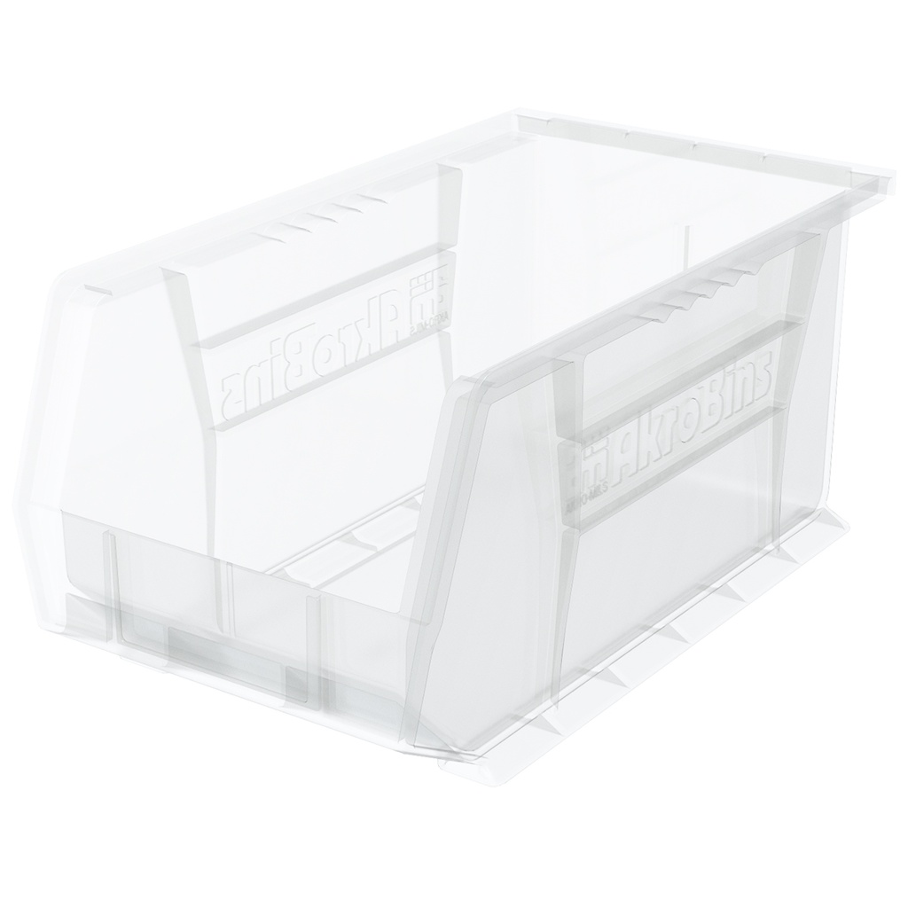 Metro MB30240CLSH Stacking/Hanging Supply Bin, Clear, 14.75" x 8.25" x 7"
