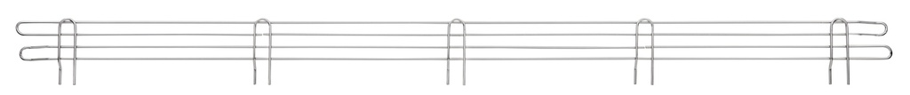Metro L72N-4C Super Erecta 4" High Stackable Ledge for Wire Shelving, Chrome, 72"