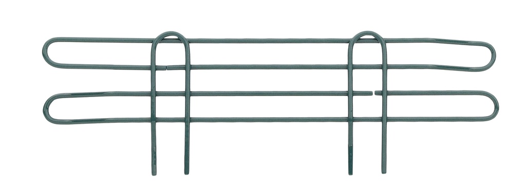 Metro L18N-4K3 Super Erecta 4" High Stackable Ledge for Wire Shelving, Metroseal Green Epoxy, 18"