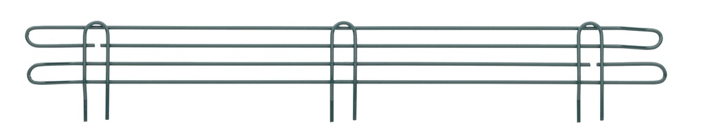Metro L36N-4K3 Super Erecta 4" High Stackable Ledge for Wire Shelving, Metroseal Green Epoxy, 36"